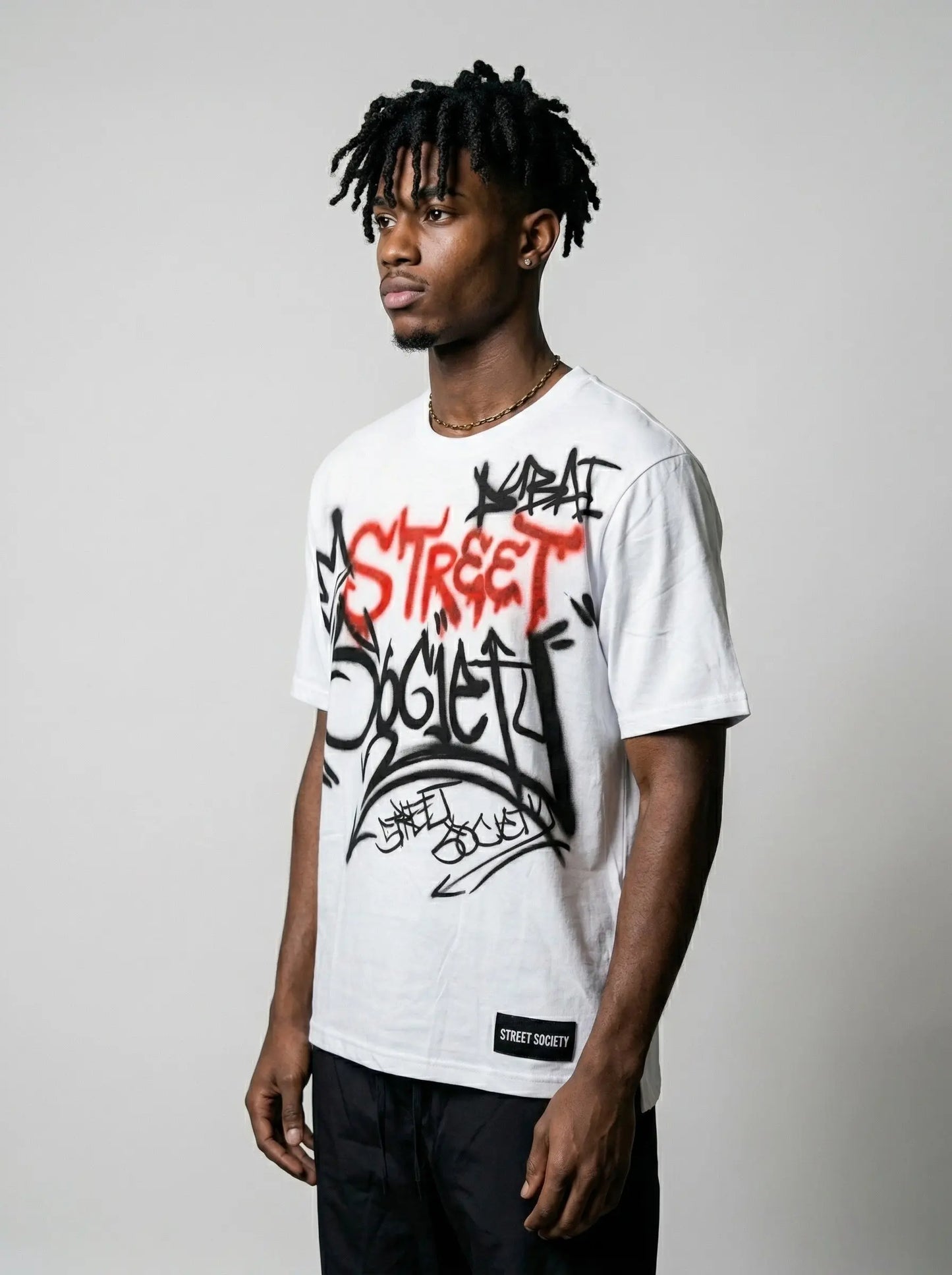 Tee - Graffiti Red Street Street Society