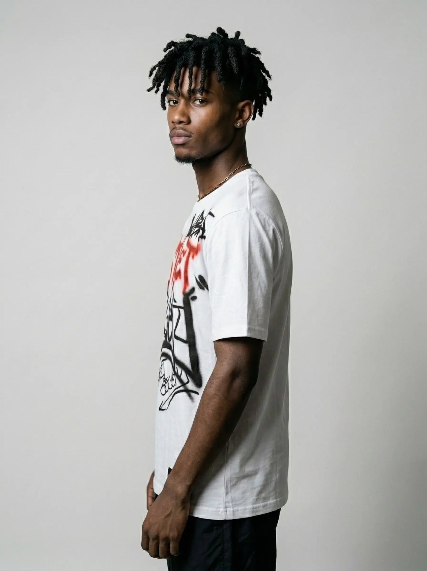 Tee - Graffiti Red Street Street Society