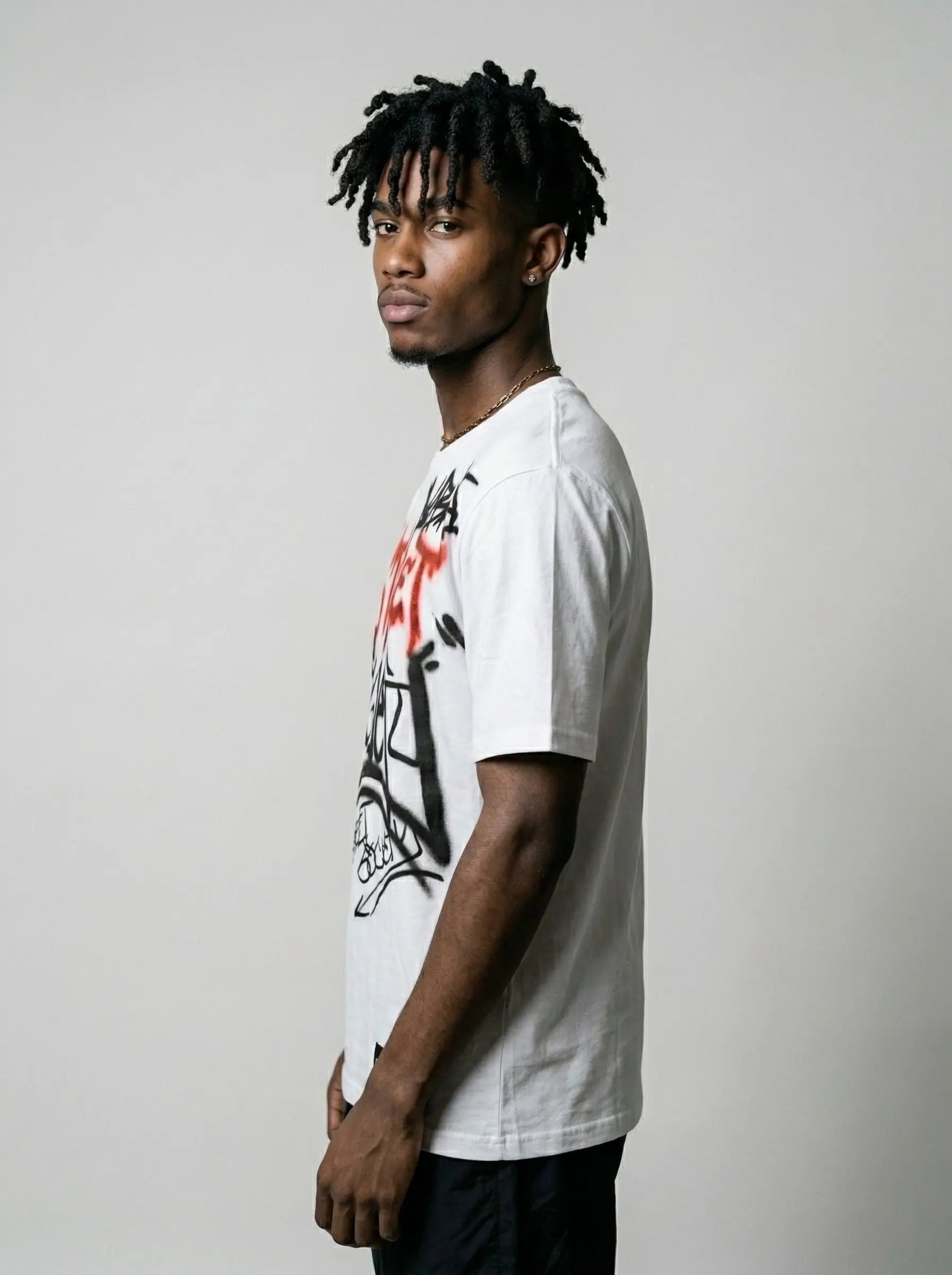 Tee - Graffiti Red Street Street Society