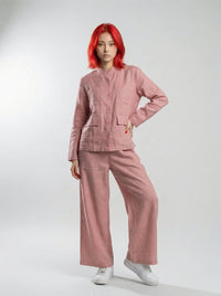 The Raw Linen Co-Ord | Pink Street Society
