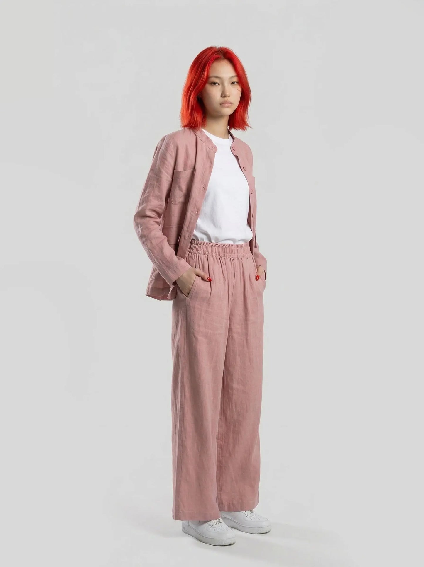 The Raw Linen Co-Ord | Pink Street Society