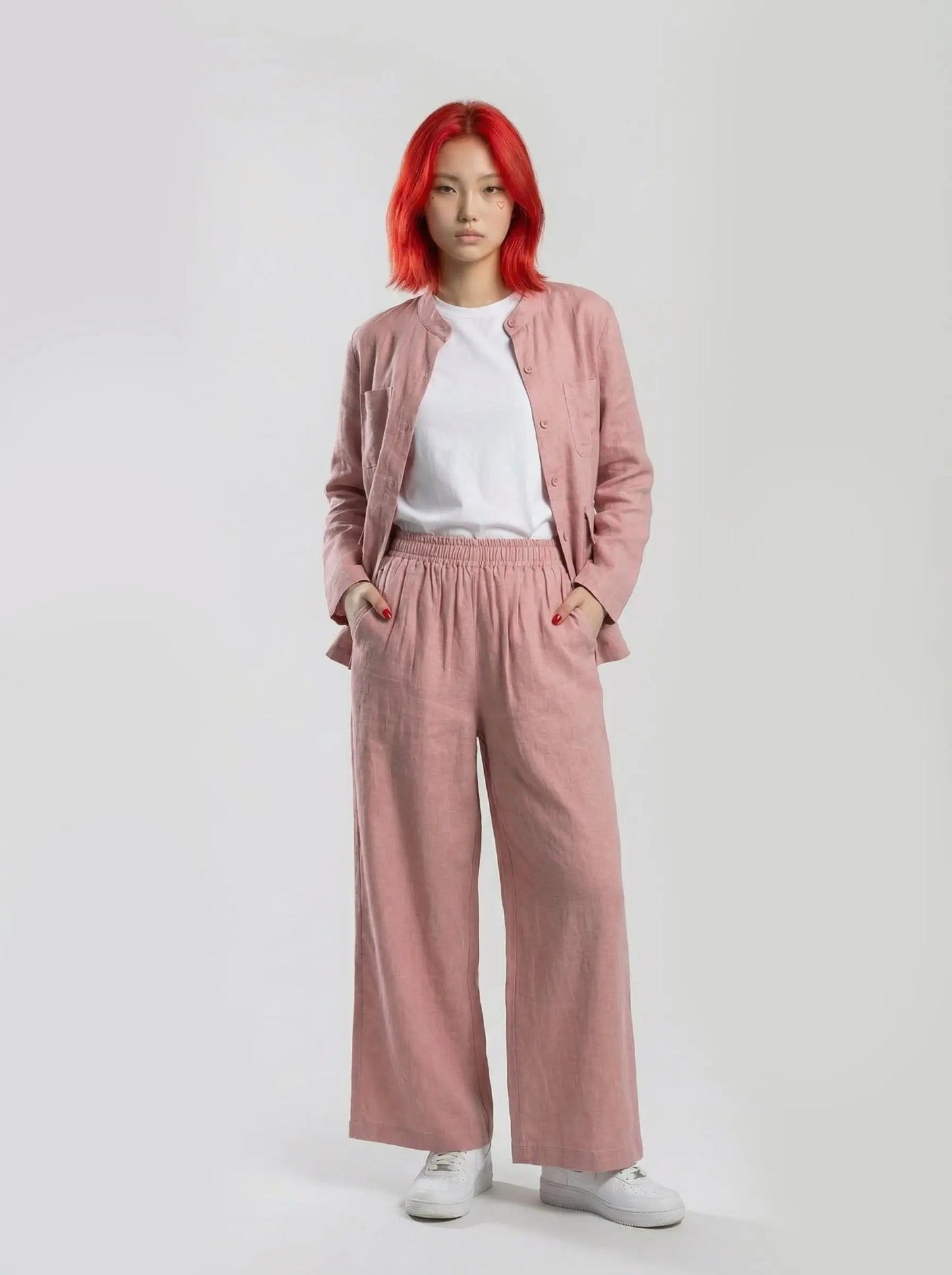 The Raw Linen Co-Ord | Pink Street Society