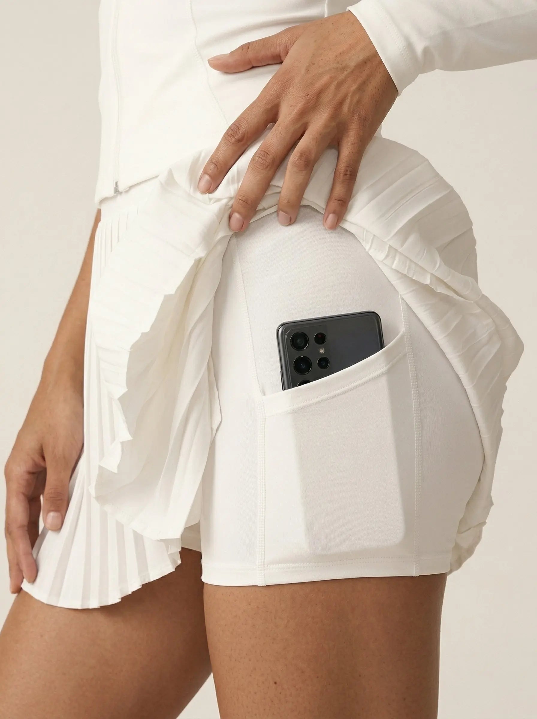 White Skirt Activewear Street Society
