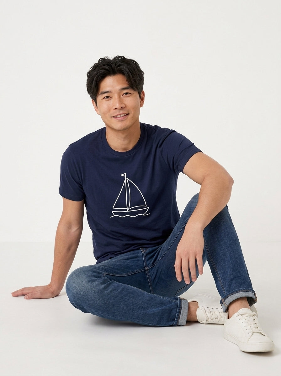 Simple Print T-Shirt – Adults