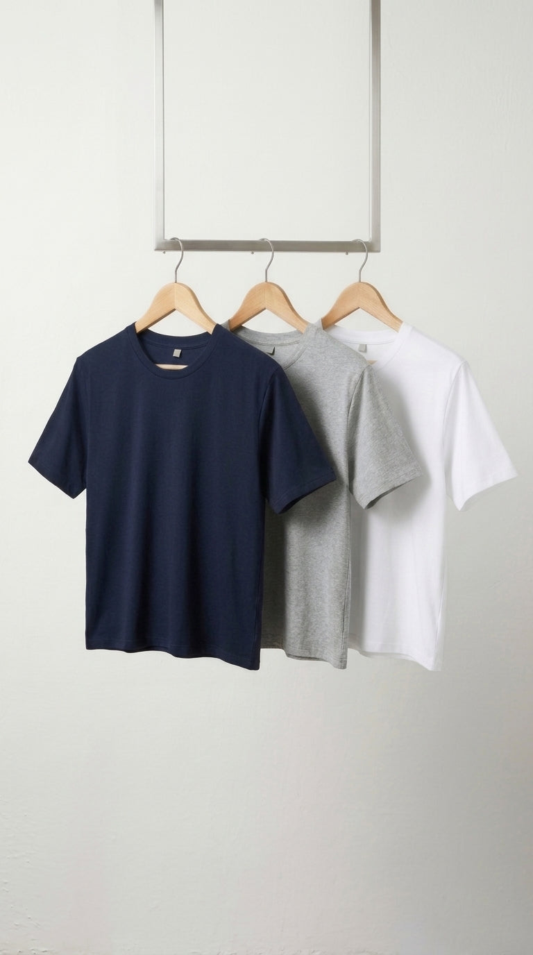 Basic T-Shirt set of 3 unisex