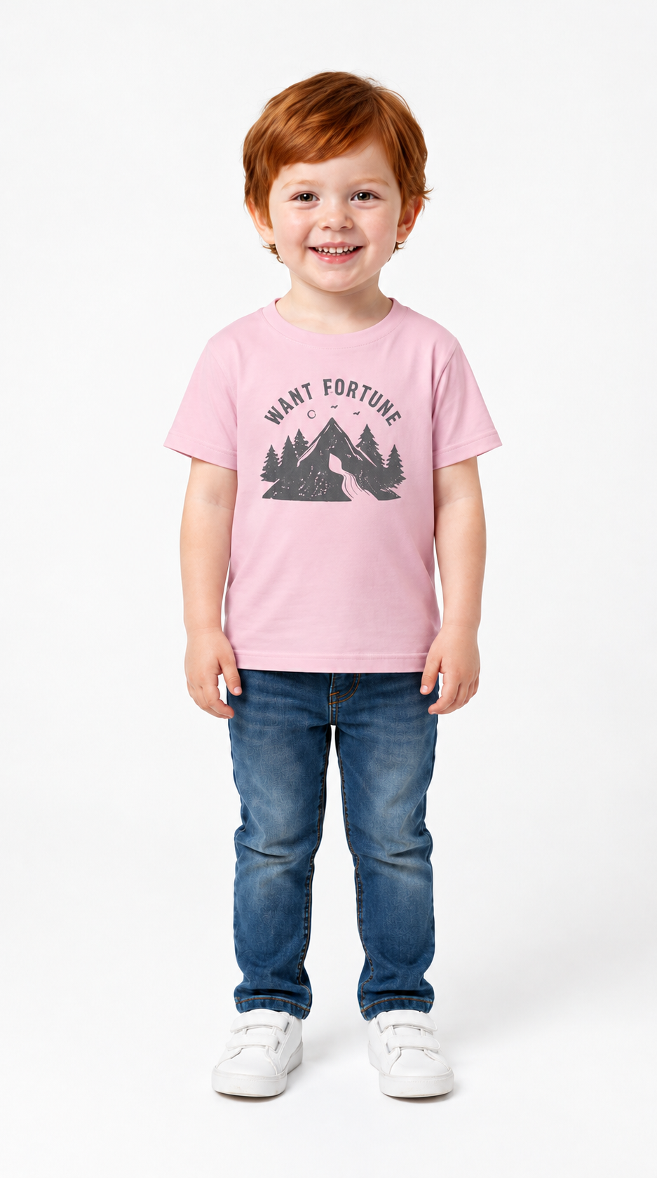 Simple Print T-Shirt – Kids