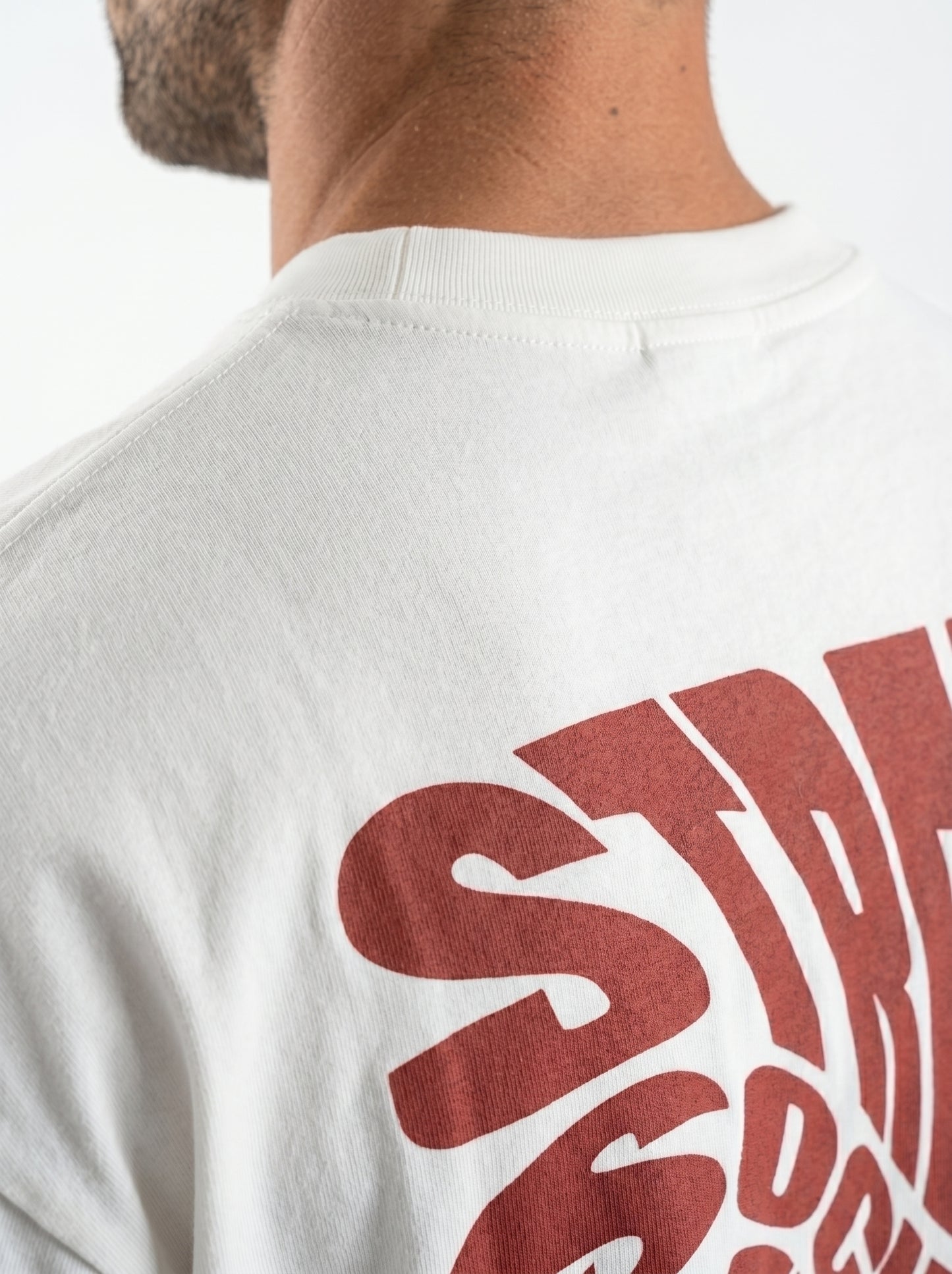 Street Society White - bold oversized tee